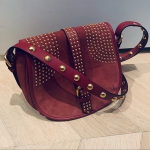 Vintage Red Valentino Small Studded Rider Shoulder Bag